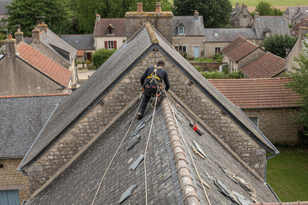 Rénovation complète de toiture en ardoise à Saint-Cast-le-Guildo par nos couvreurs experts